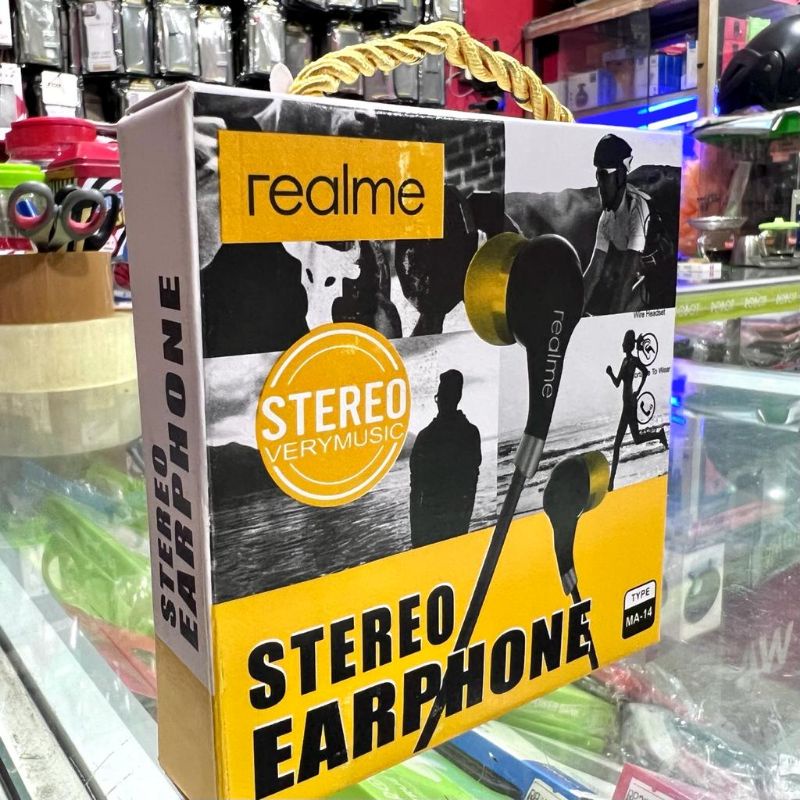 Earphone/Headsfree Realme Bass Stereo Realme 2 pro/3 pro/ 5 pro/6 pro/ 7 pro/ C17/C31/ C35 (M-A014)