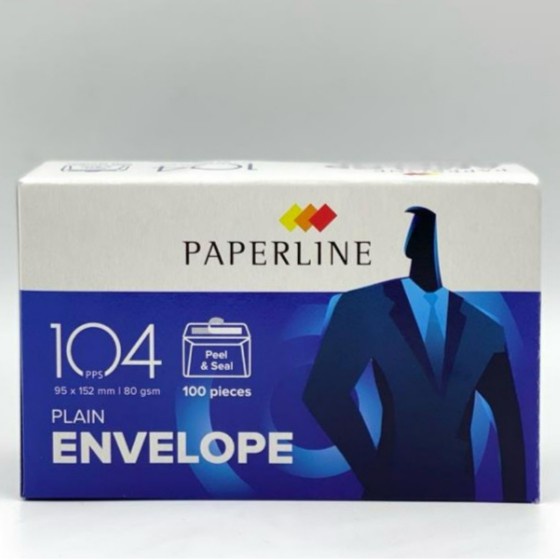 

Bagus Amplop Paperline 104 Putih Polos Dengan Lem / Seal (Per Pak) Berkualitas