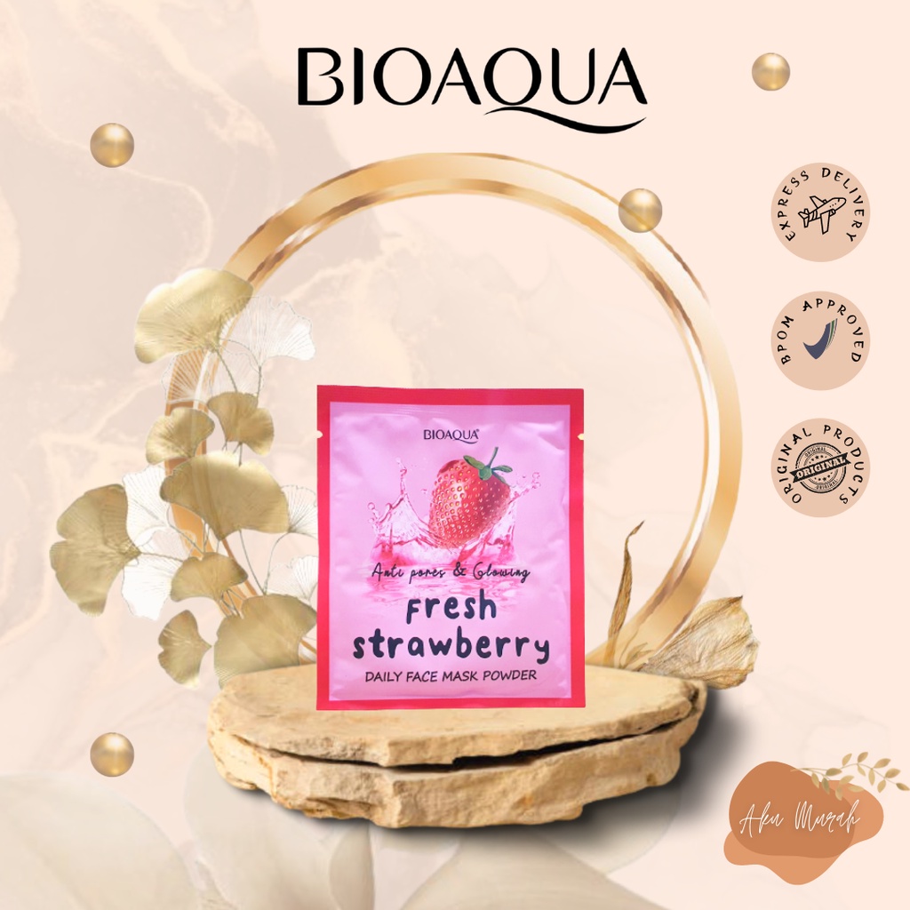 ✨ AKU MURAH ✨BIOAQUA // DAILY FACE MASK POWDER