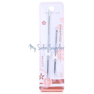 Alat Pemencet Komedo / Jerawat Jarum isi 2 Panjang 13cm &amp; 8.8cm E097
