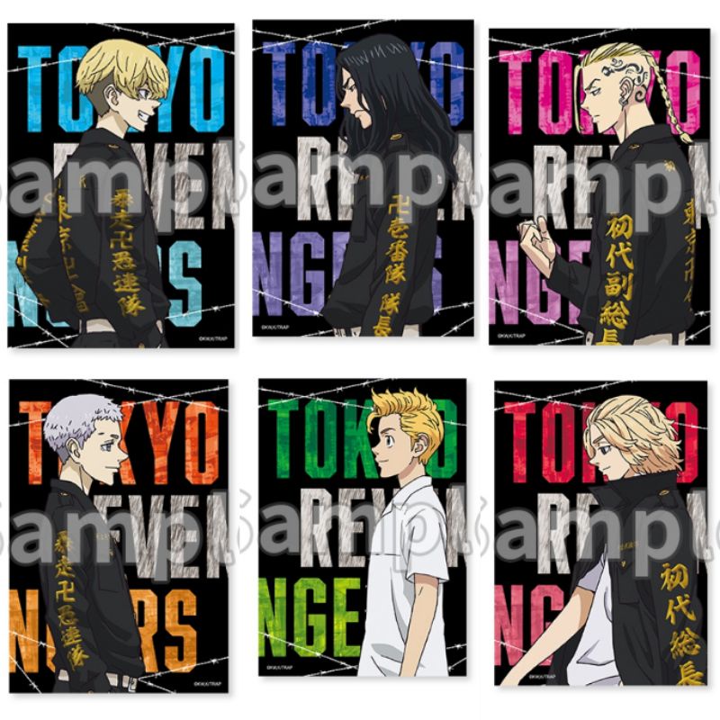 TOKYO REVENGERS OFFICIAL MERCHANDISE POSTCARD