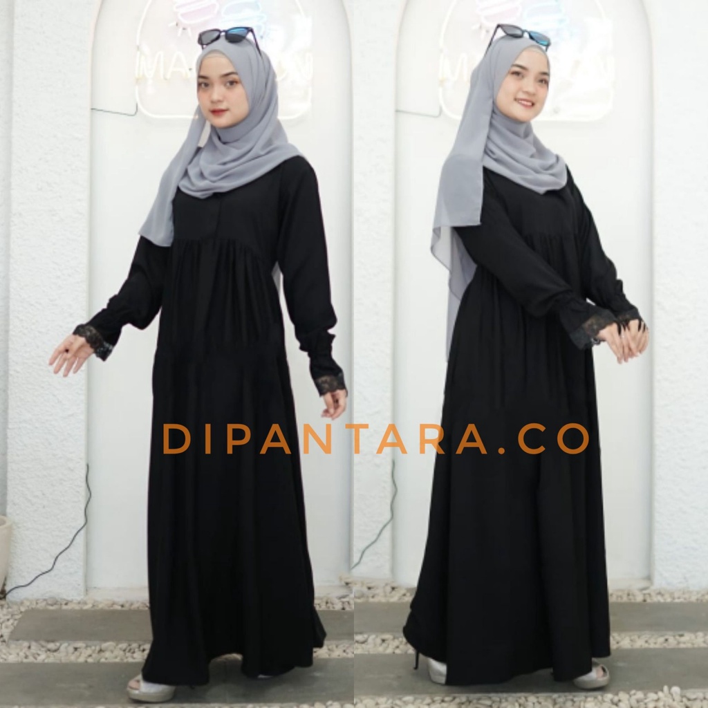 GAMIS JETBLACK PREMIUM GAMIS JETBLACK LEUWITEX GAMIS SYARI MODIS