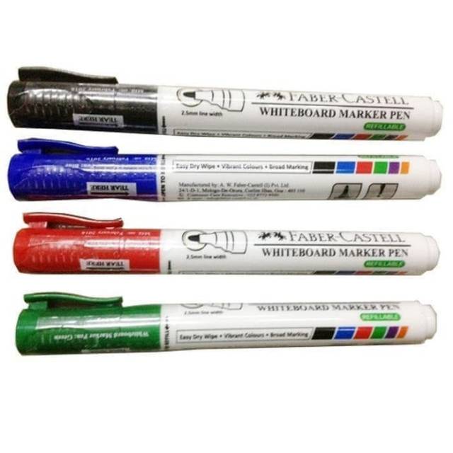 

Spidol Whiteboard Marker Faber Castell / Spidol Papan Tulis