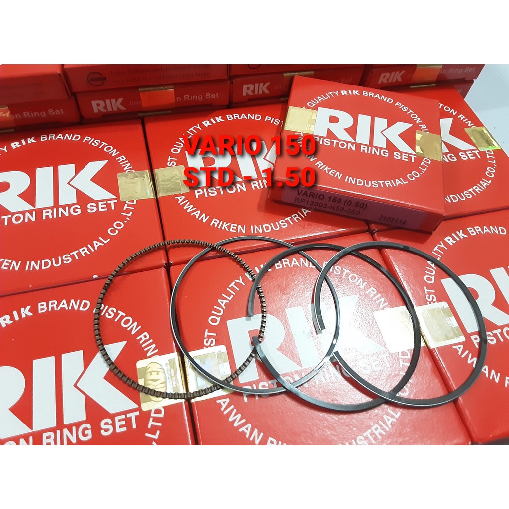 RING PISTON VARIO 150 RIK RIKEN ORIGINAL