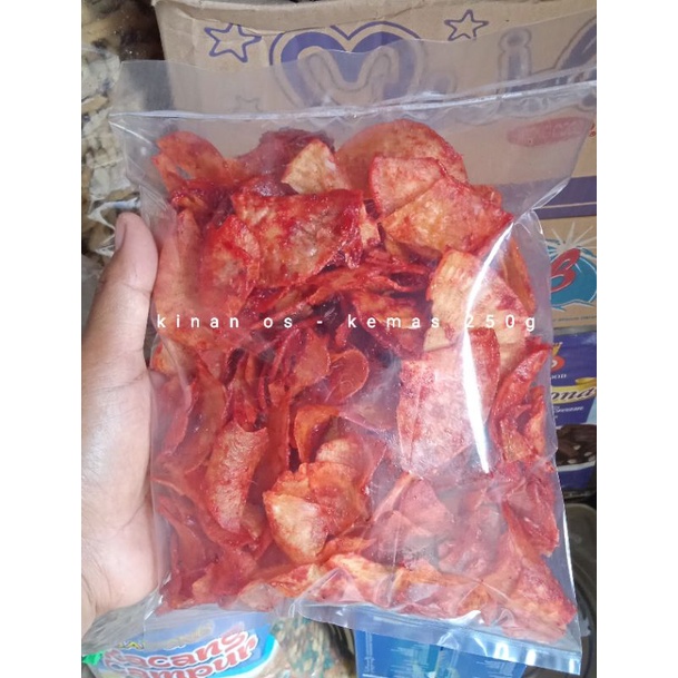 

250g singkong sambal balado doyan enak pedas manis murah