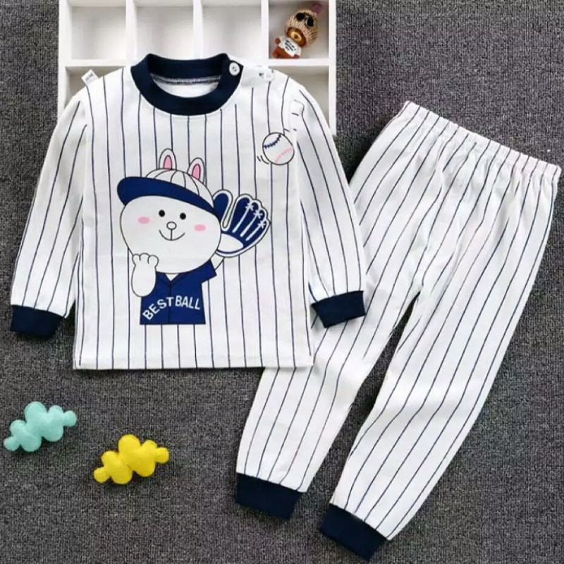 Baju tidur anak import/piyama anak import/setelan anak