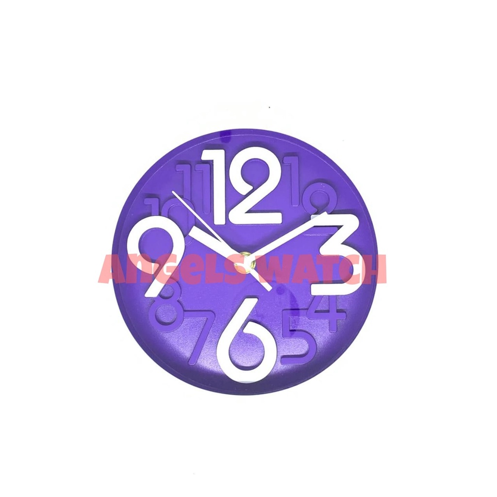 ANGELSWATCH Jam dinding minimalist murah grosir souvenir/ jam dinding kikai/ JAM DINDING MURAH COLOURFUL