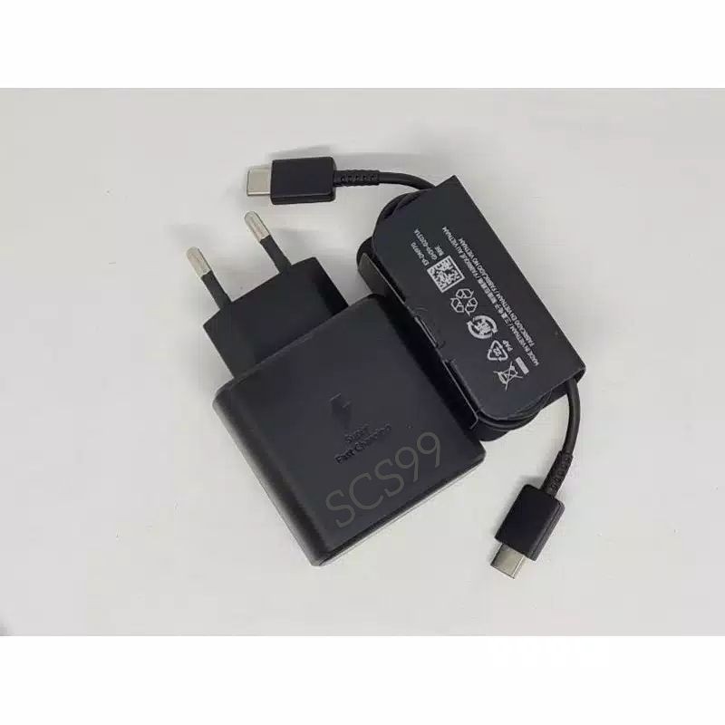 Charger Samsung S20 S20+ S20 Ultra S20 FE Note 20 Note 20 Ultra 45W Super Fast Charging Original