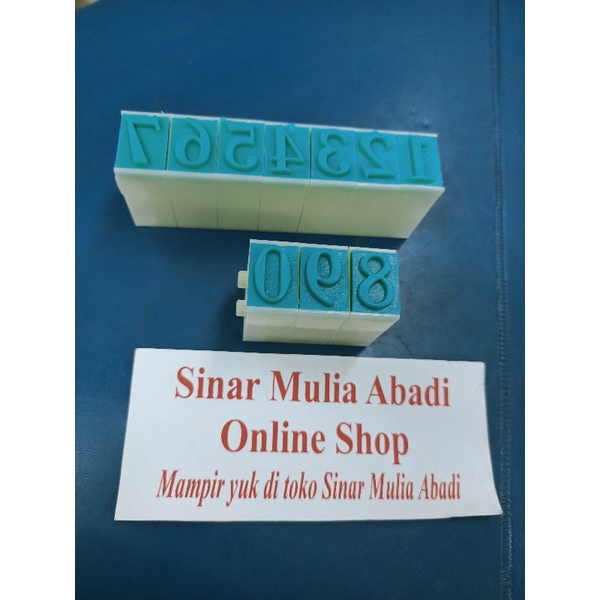 

Stempel Printing Kit Angka 0 - 9 Nomor Size 18 mm