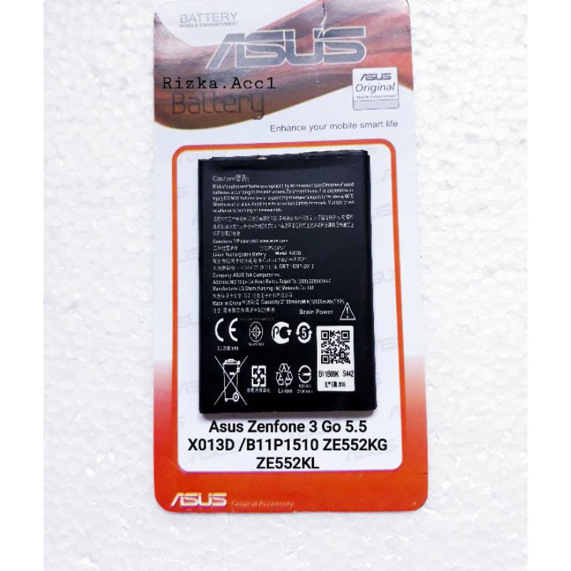 Baterai Batre Asus Zenfone 3 Go 5.5 X013D B11P1510 ZE552KG ZE552KL Original Oem Battery Hp