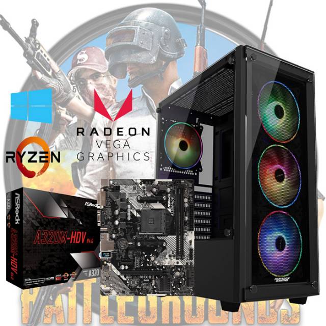Pc Gaming Amd Ryzen5-3400G