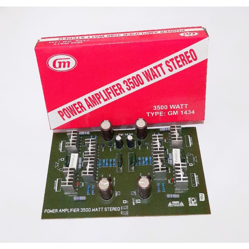Kit Power Amplifier Stereo 3500W