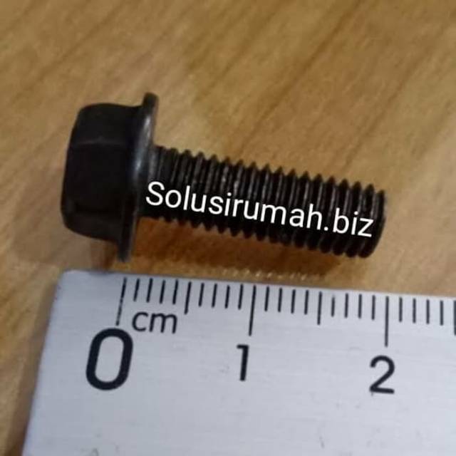 TIMcode00004129 Baut kiri 6x18 -M6 P1.0 / 6mm 6x1.0 Drat Ulir Terbalik