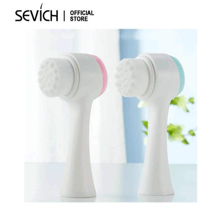 SEVICH Facial Cleansing Brush Double-sided Cleaning Massage Facial Skin Care Tool