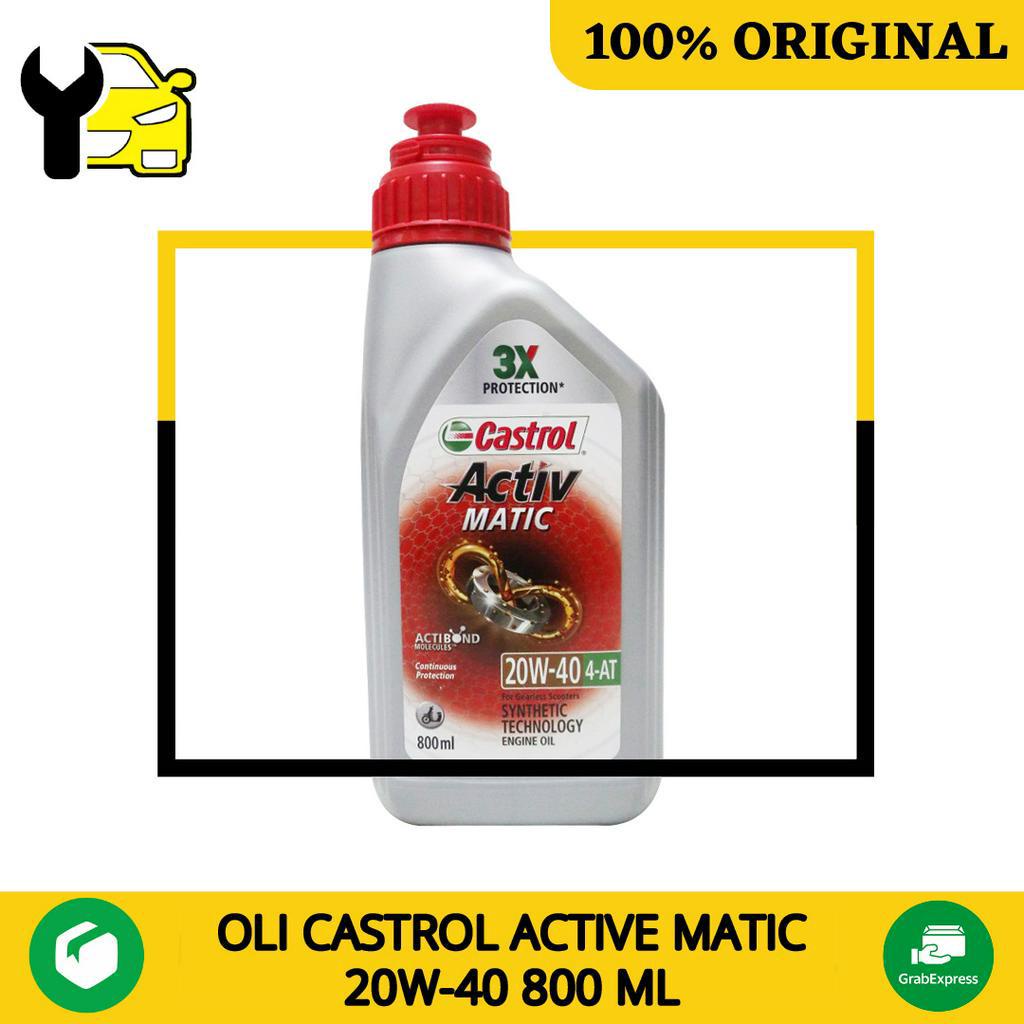 Oli Motor Matic Castrol Active Scooter 20W-40 800ml