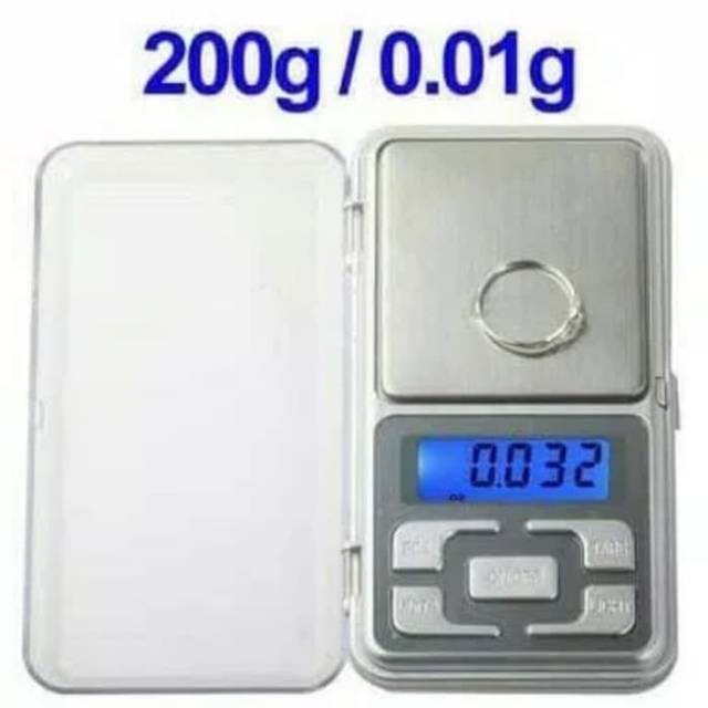 Timbangan Saku Mini / Timbangan Emas / Timbangan Digital 200gr ~ MH-200