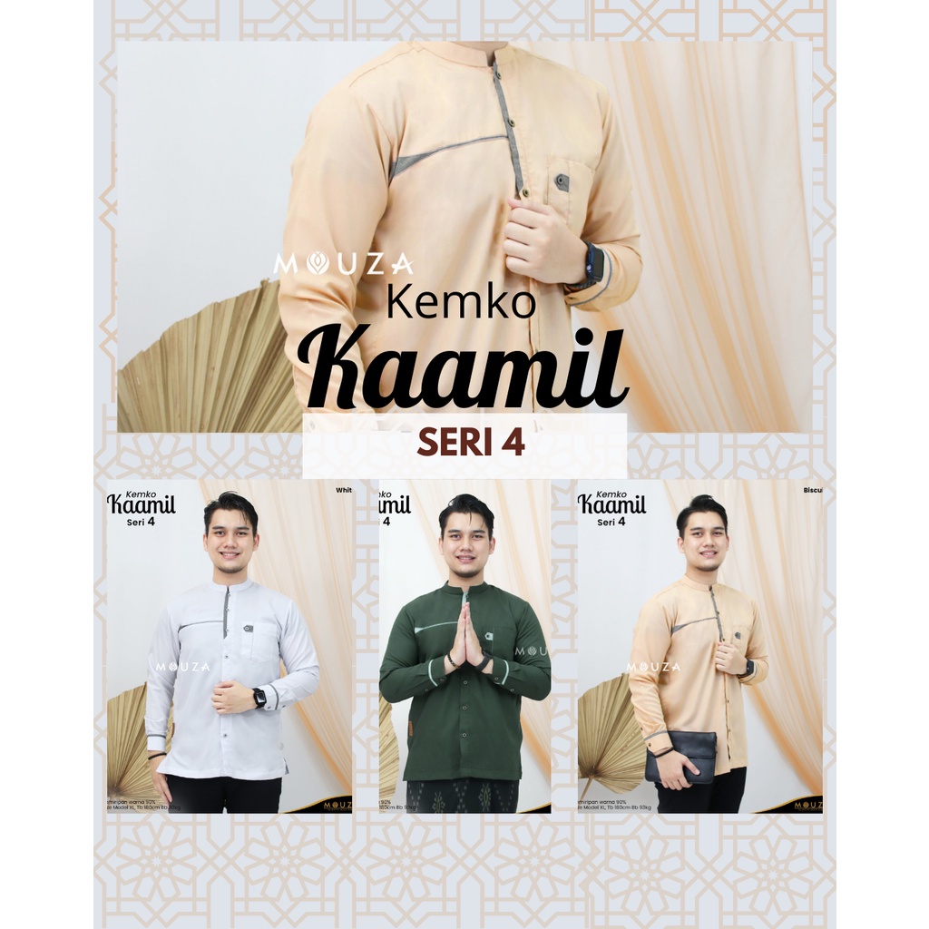 Baju Muslim Kemko Koko Simple Pria Lengan Panjang Dewasa Lebaran Kemeja Premium Terbaru 2022 Simple 