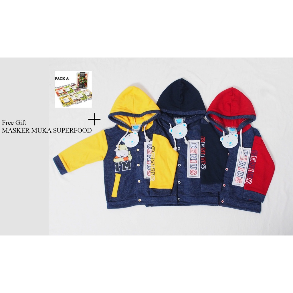 JAKET BABY PAPANDA I'M GENIUS