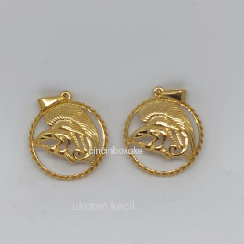 Liontin titanium cendrawasih kuning