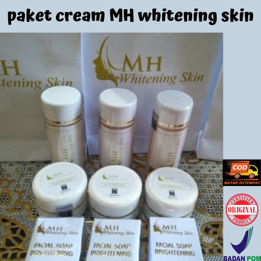 Paket Set Skincare - Paket Cream MH Whitening Skin Pemutih cerah Glowing