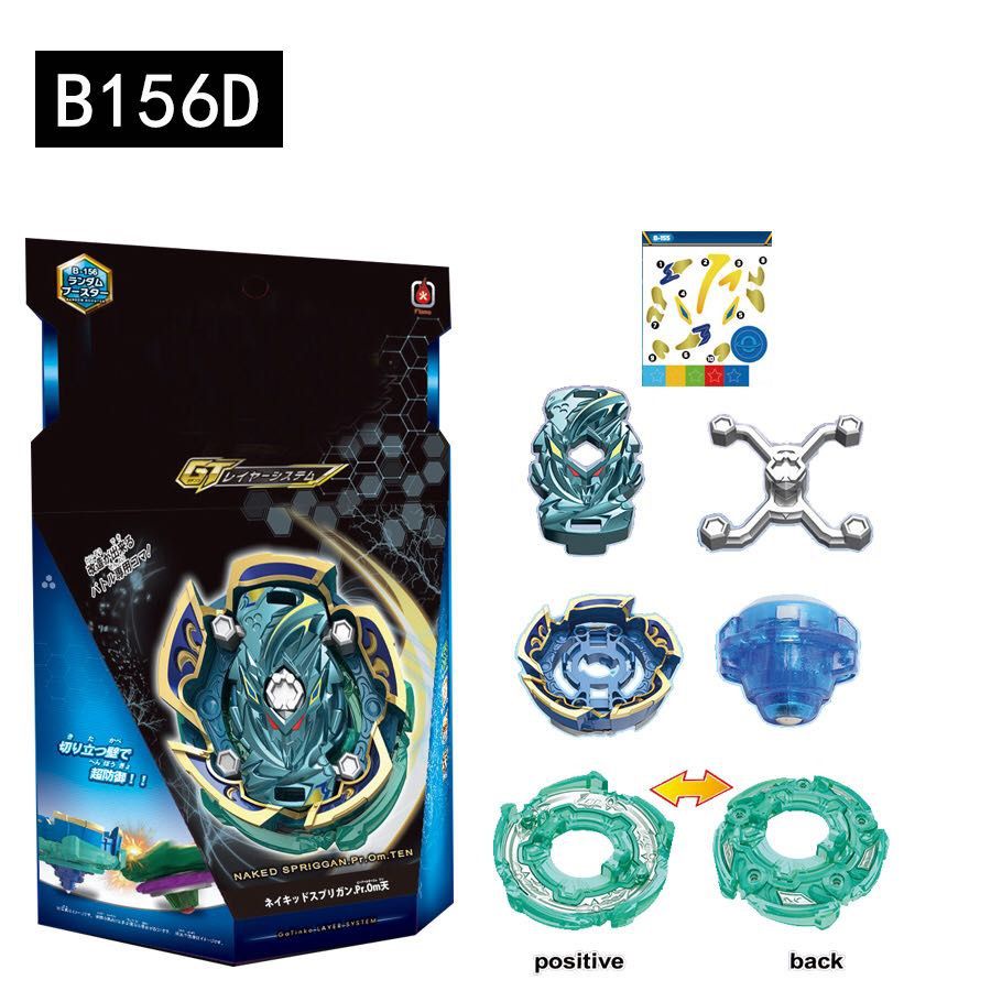 2020 GT B156 Beyblade BURST Naked Spriggan.Pr.Om Ten with L/R Launcher Toy