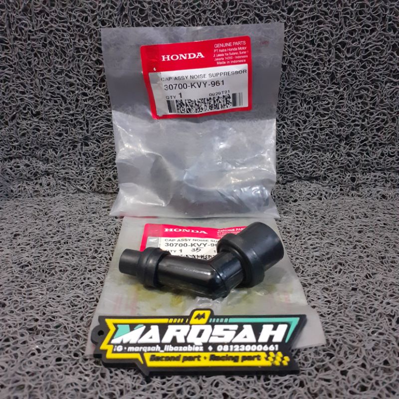 Cop Busi Beat Karbu cangklong busi KVY-961 ori ahm marqsah racing