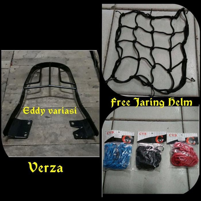 Aksesoris Motor Touring Breket Bok Verza ( Free Jaring Helm )