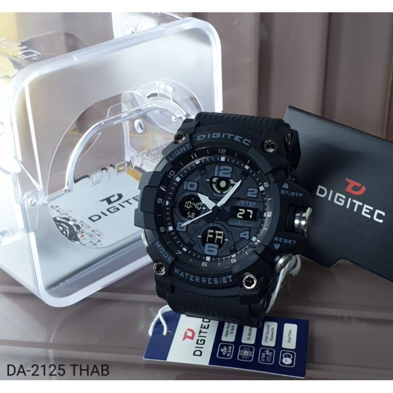 Jam Tangan Pria Digitec Original DA2125 Tahan Air Garansi 1 Tahun Gratis Ongkir COD