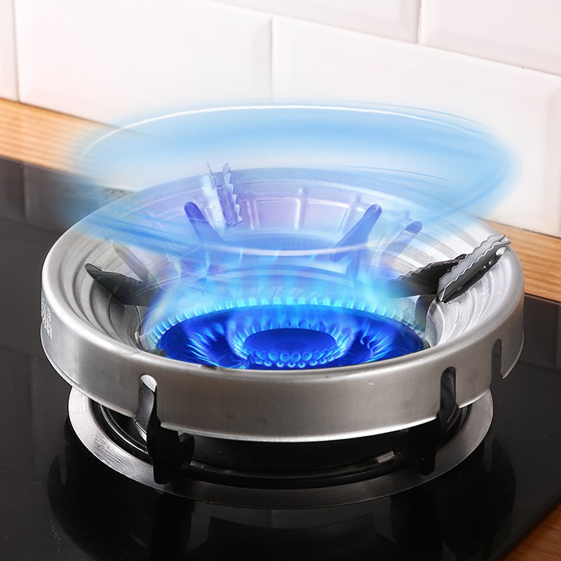 SKIKI91 - Alas Cover Tatakan Kompor Gas Dudukan Kompor Anti Angin Hemat Gas Portable Universal