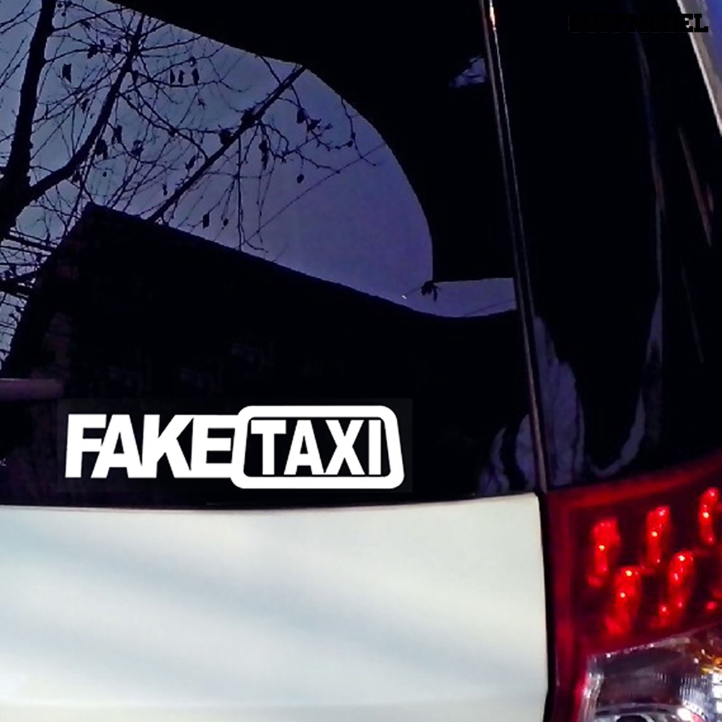 Sl Stiker Tulisan FAKE TAXI Untuk Dekorasi Mobil