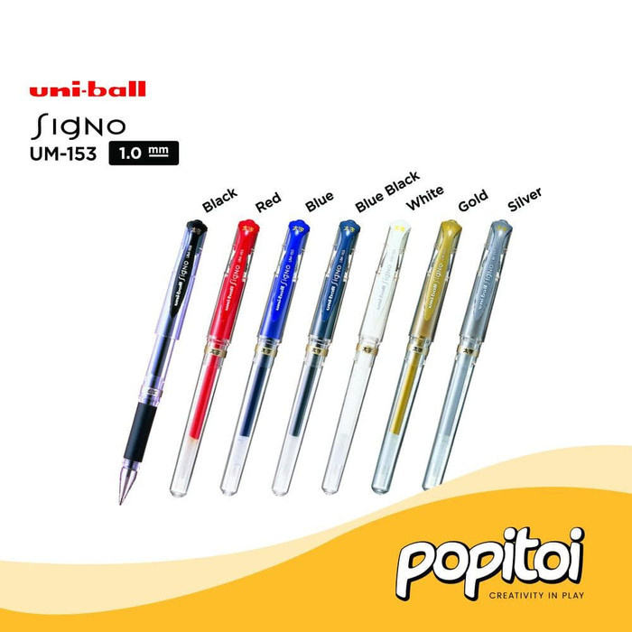 

NEW UNI-BALL Signo UM-153 Gel Pen Uniball - Gold