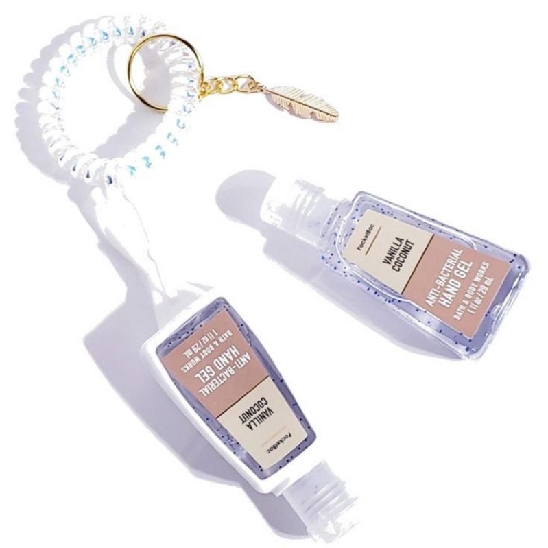 ON SALE! ❤[HOLDER+ HAND SANITIZER MOTTO] POCKETBAC HAND SANITIZER HAND GEL WITH COLOUR &amp; MARMER HOLDER 2IN1 30 ml ANTI BACTERIAL HAND GEL 29 ML rubber