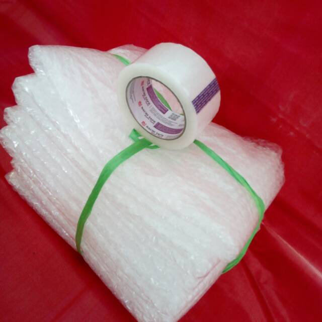 

Paket Bubble Wrap (40cm*12 m)+Lakban Nachi Bening 48mm 100 yard.