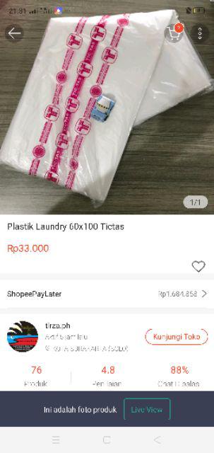 Plastik Laundry 60x100 Tictas