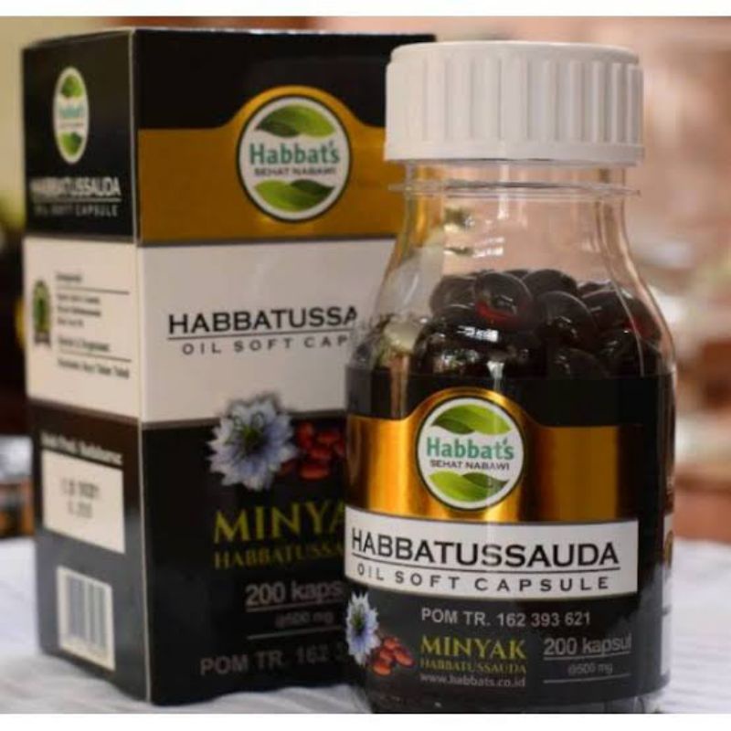 Habbat's/ Habbatussauda oil soft capsule/ minyak Habbatussauda