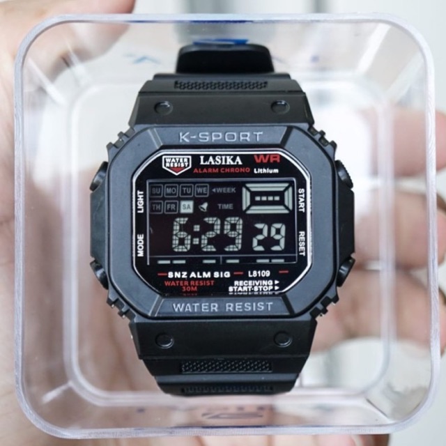 TERLARIS Jam Tangan Lasika L8109 Sport Digital Pria Water Resistant COD