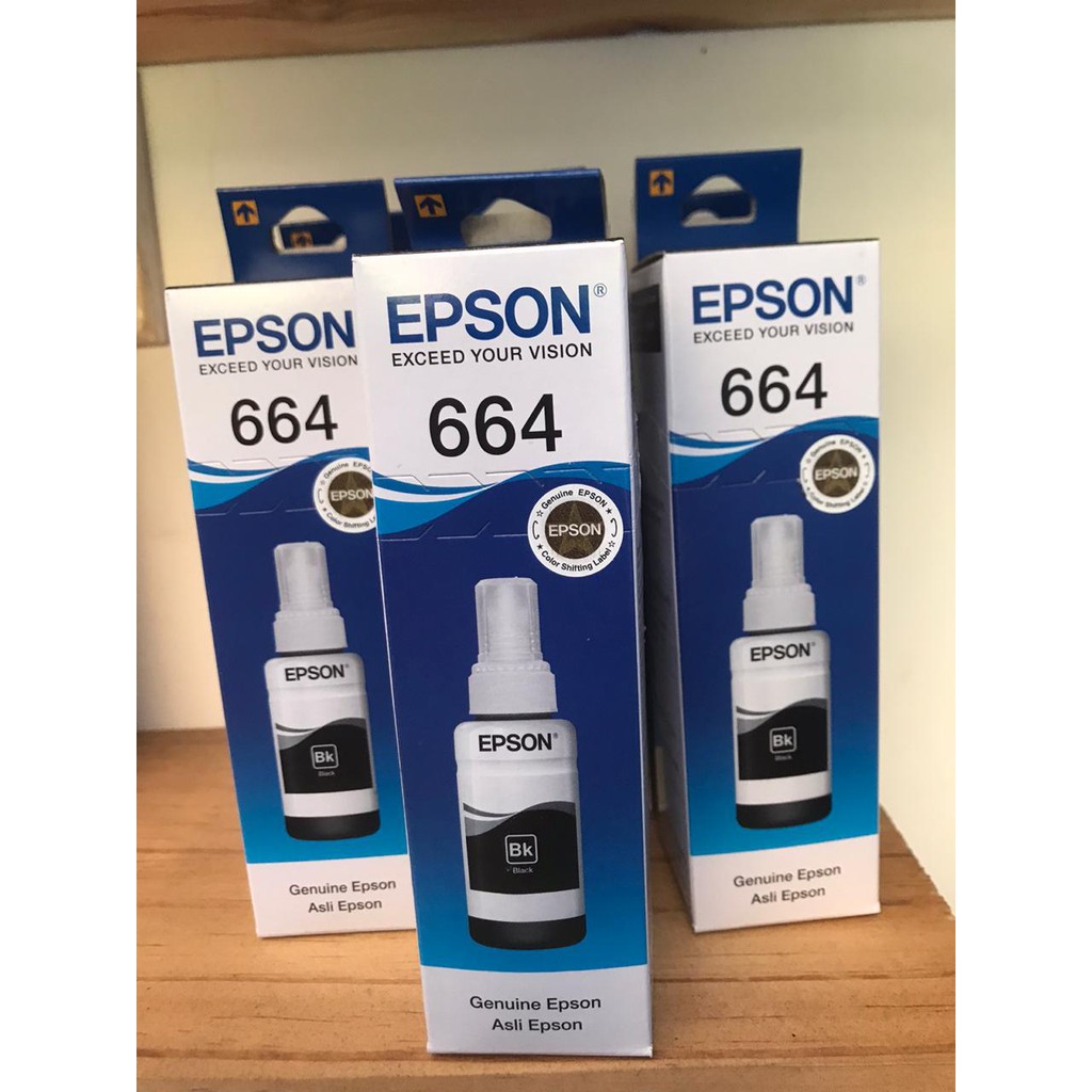 Tinta epson original 664 black