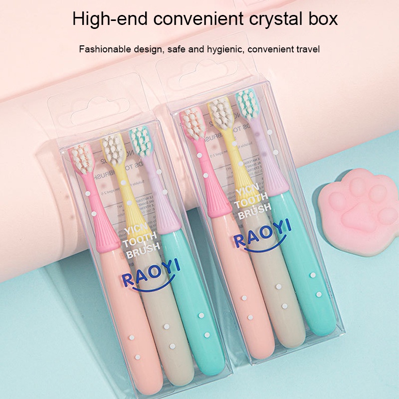 Sikat Gigi Anak Bayi /Kids Toothbrush 3 pcs set 2-6 tahun coolcolor