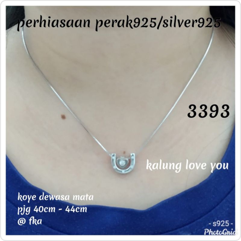 KALUNG KOYE DEWASA PUTIH 3393 PERAK 925