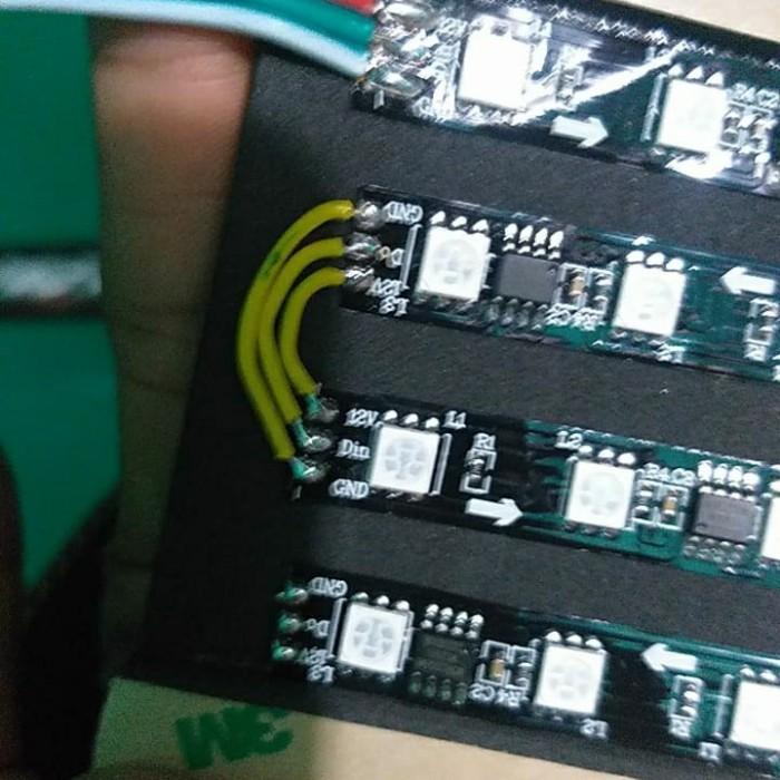 Modul Strobo Wave Kaca Zigzag 4 Baris V1