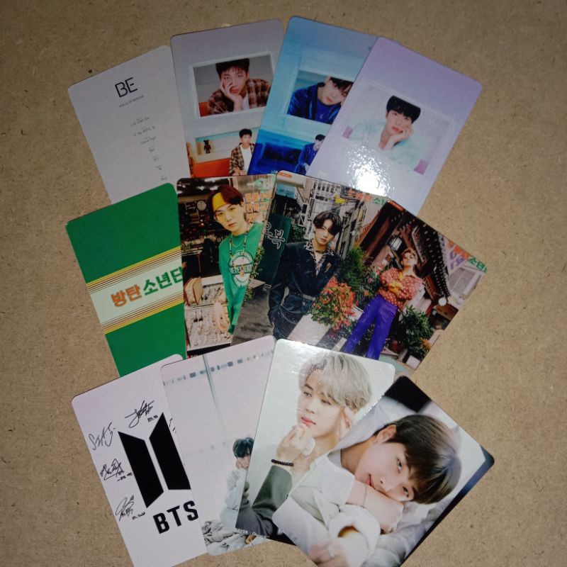 Photocard BTS BE/SG/Naver x Dispatch 2 sisi