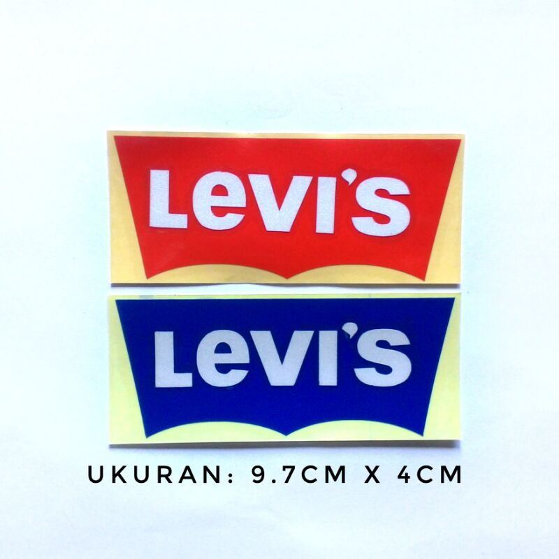 Stiker Cutting Tulisan Leviss Mendatar Cutting Sticker Untuk Sticker Motor