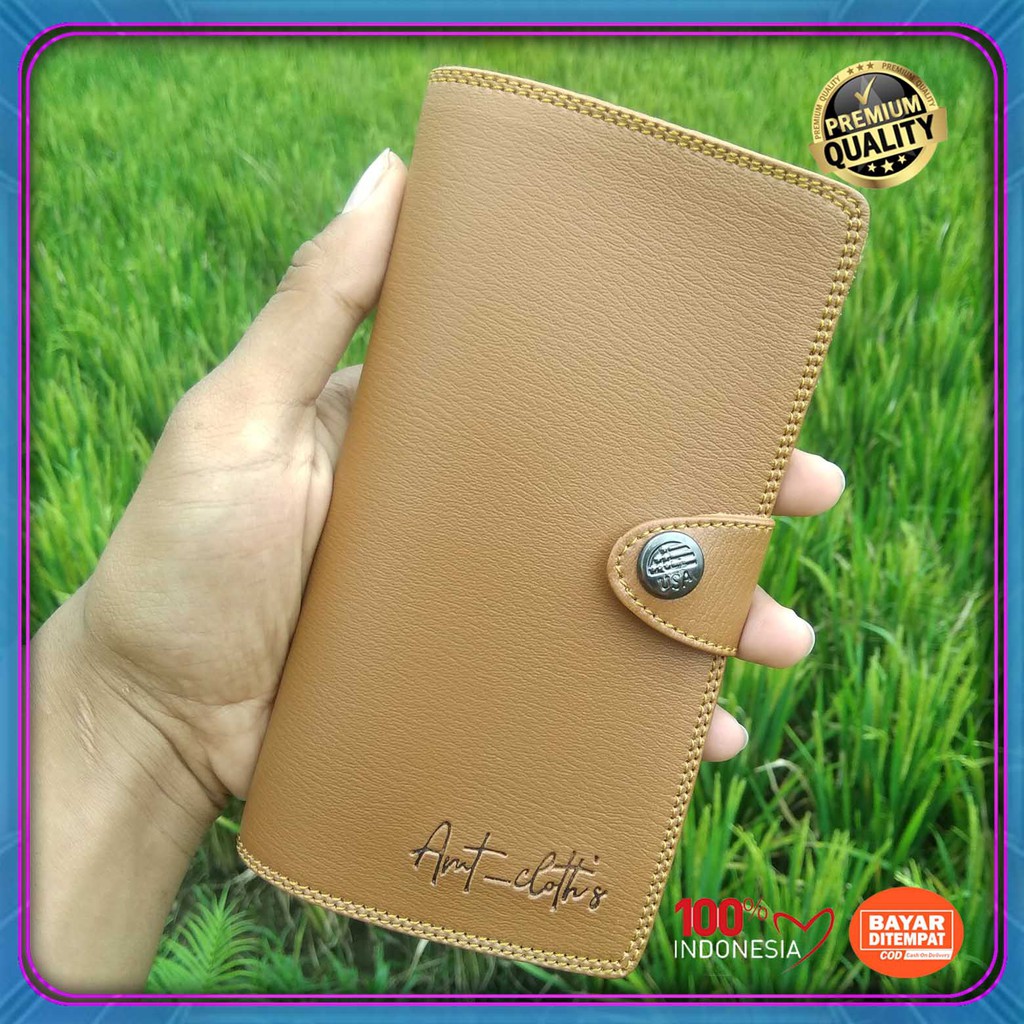 Dompet pria panjang kancing distro Dompet fashionable MASA KINI Kasual terbaru