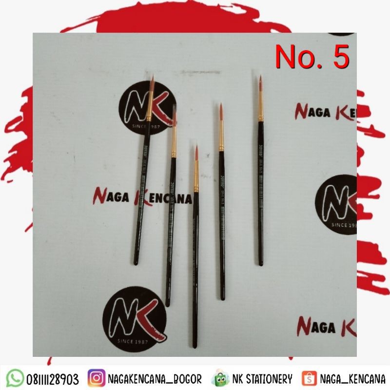 

Kuas Lukis Joyko BR-6 No. 5 / brush paint