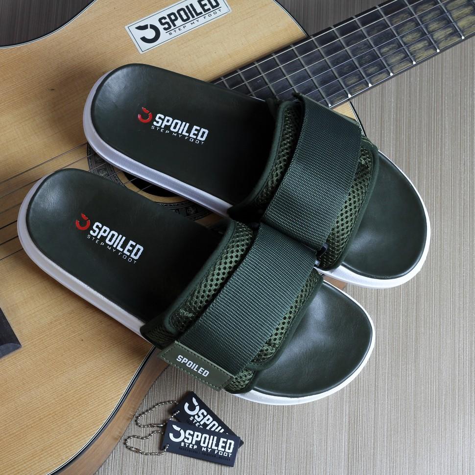 Cfa68 SPOILED - Sandal premium SPLD 050 / sandal pria distro murah / sandal slide pria / sandal selo