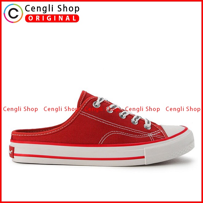 SEPATU SANDAL WANITA HUSH PUPPIES ORIGINAL SNEAKERS CASUAL RED HW04