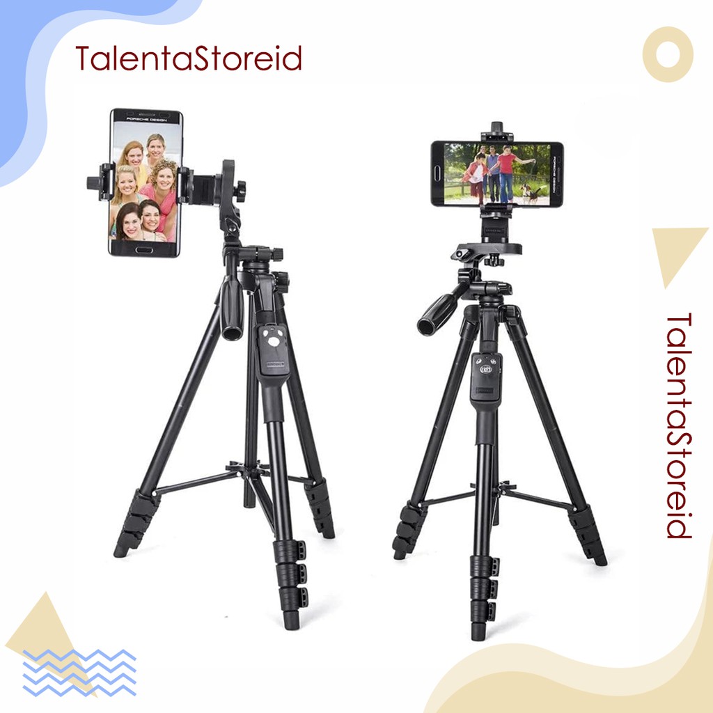 Tongsis Tripod 2 in 1 Yunteng VCT-5208 Remote Shutter Bluetooth