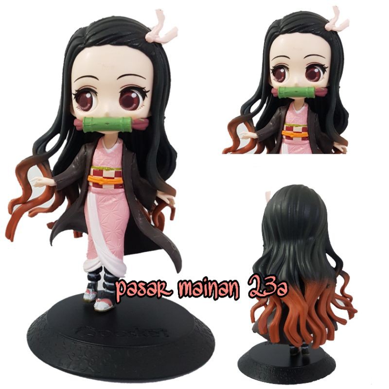 Figure Q Posket Kimetsu No Yaiba Demon Slayer Tanjirao Nezuko Terbaru-figure demon slayer