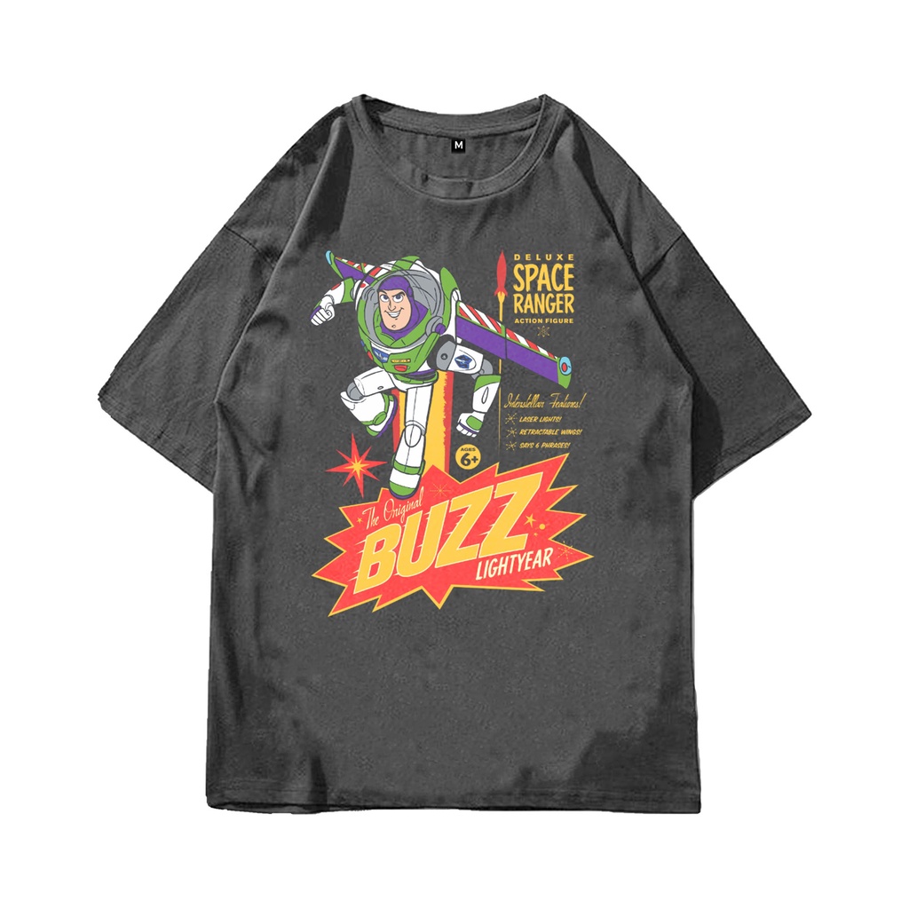 TOY STORY BUZZ LIGHTYEAR VINTAGE STYLE OVERSIZE TEE