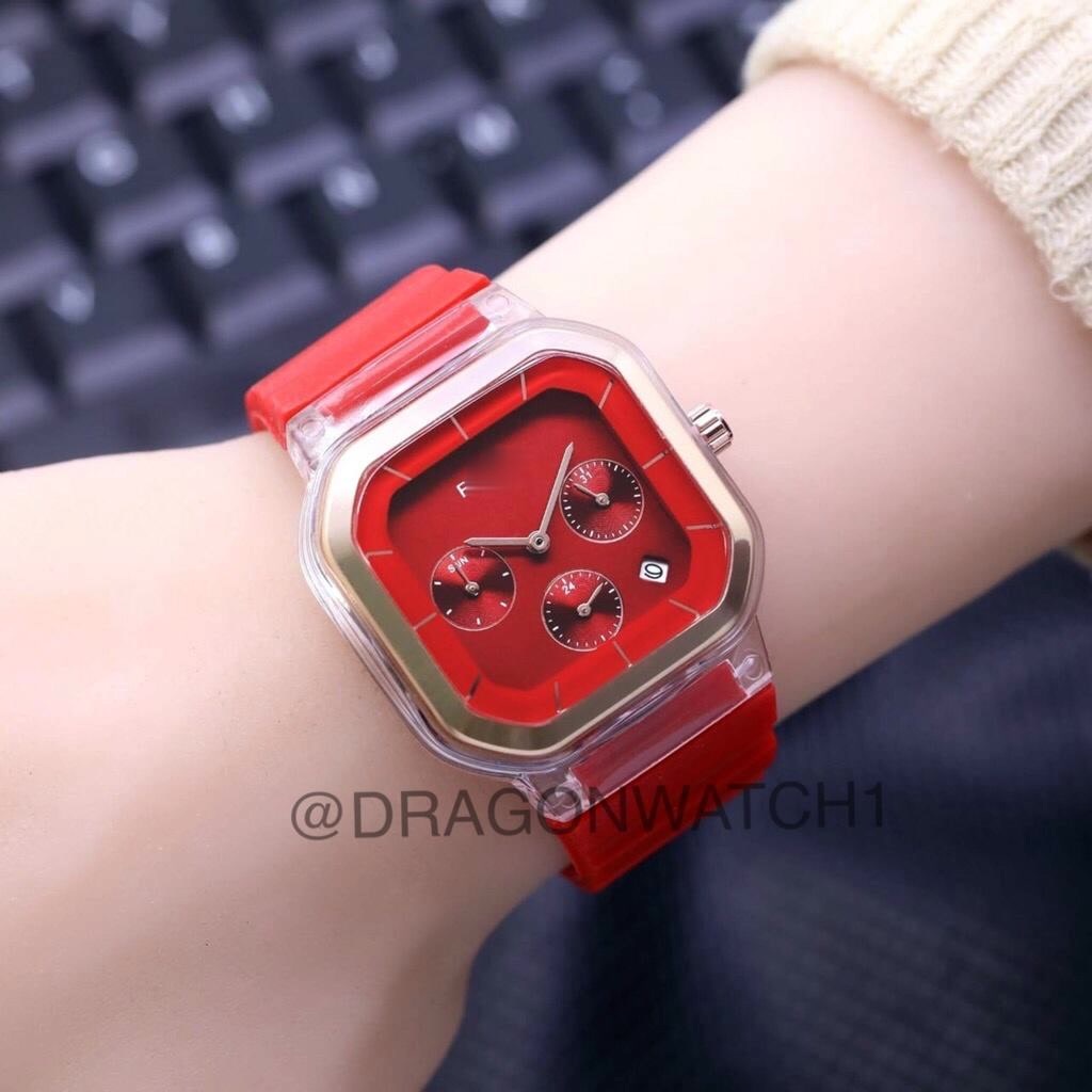 ✅COD-Jam tangan wanita fashion segi kombinasi Aktif tanggal jam digital watch LED harga grosir   S1162